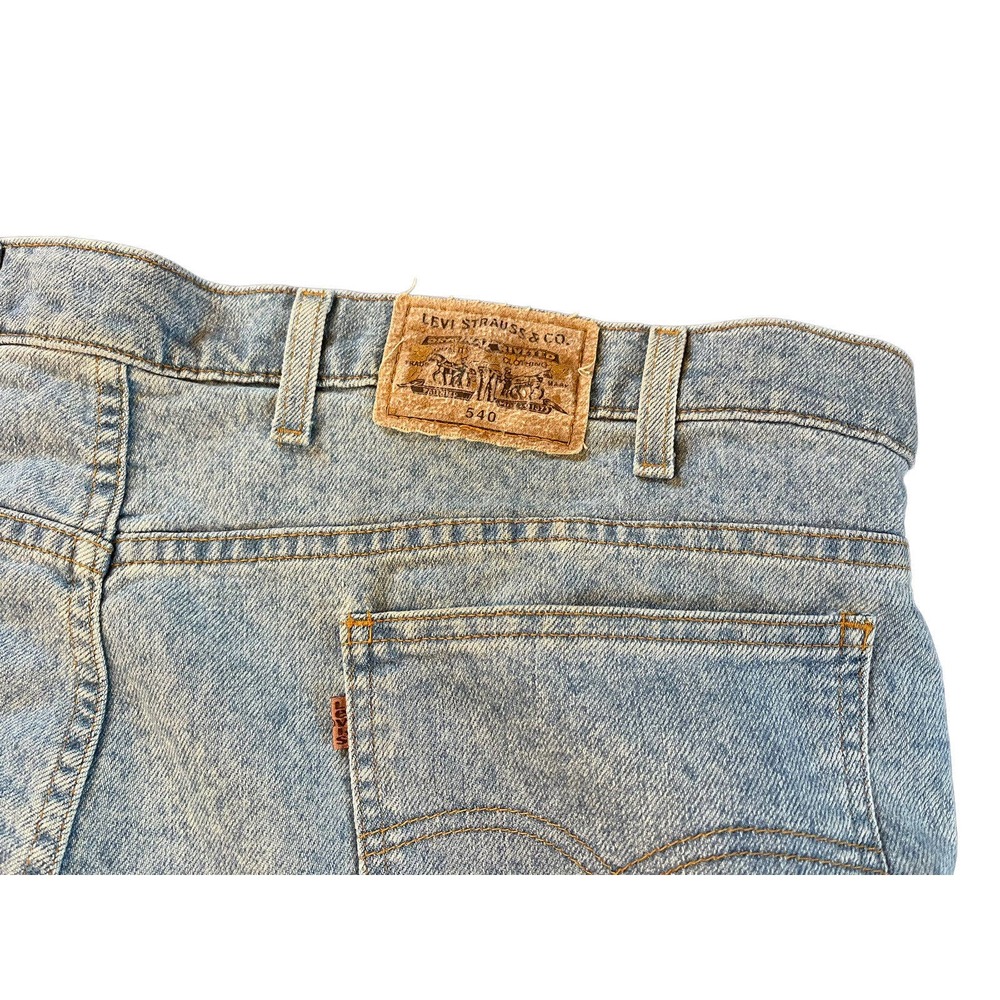 Vintage Levis Strauss 540 Jeans Mens Blue, Brown Tab Flex Denim 44 x 30 - Picture 7 of 8